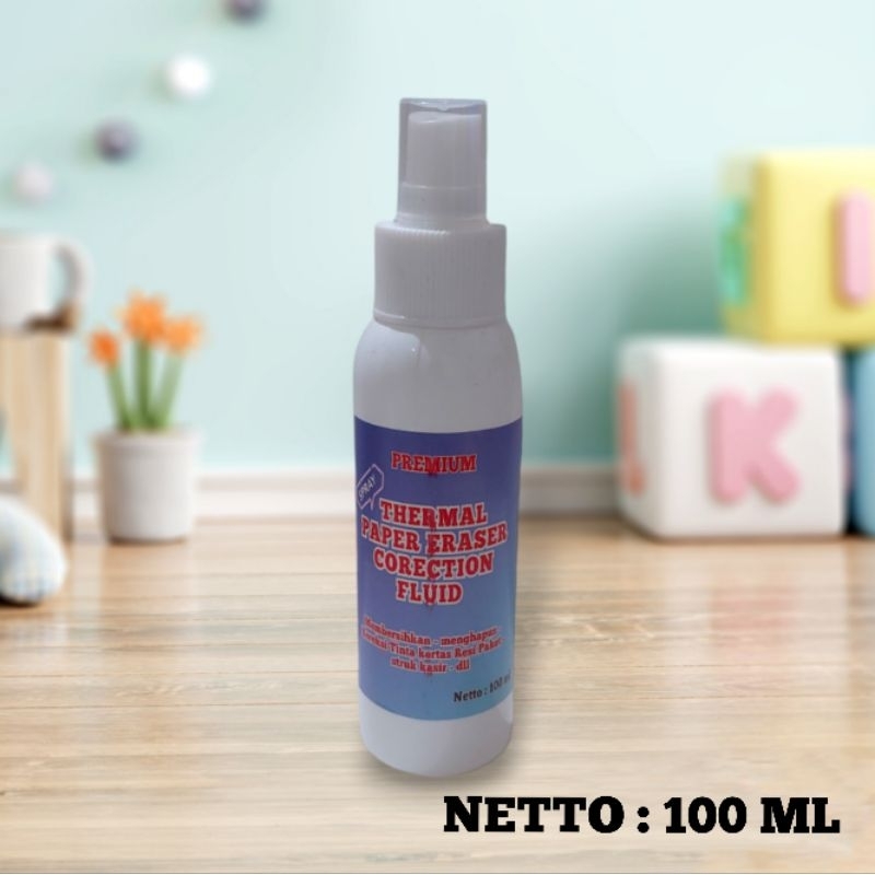 

100 ml spray Penghapus resi paket alamat struk kasir atm cairan Penghapus resi eraser 100 ml