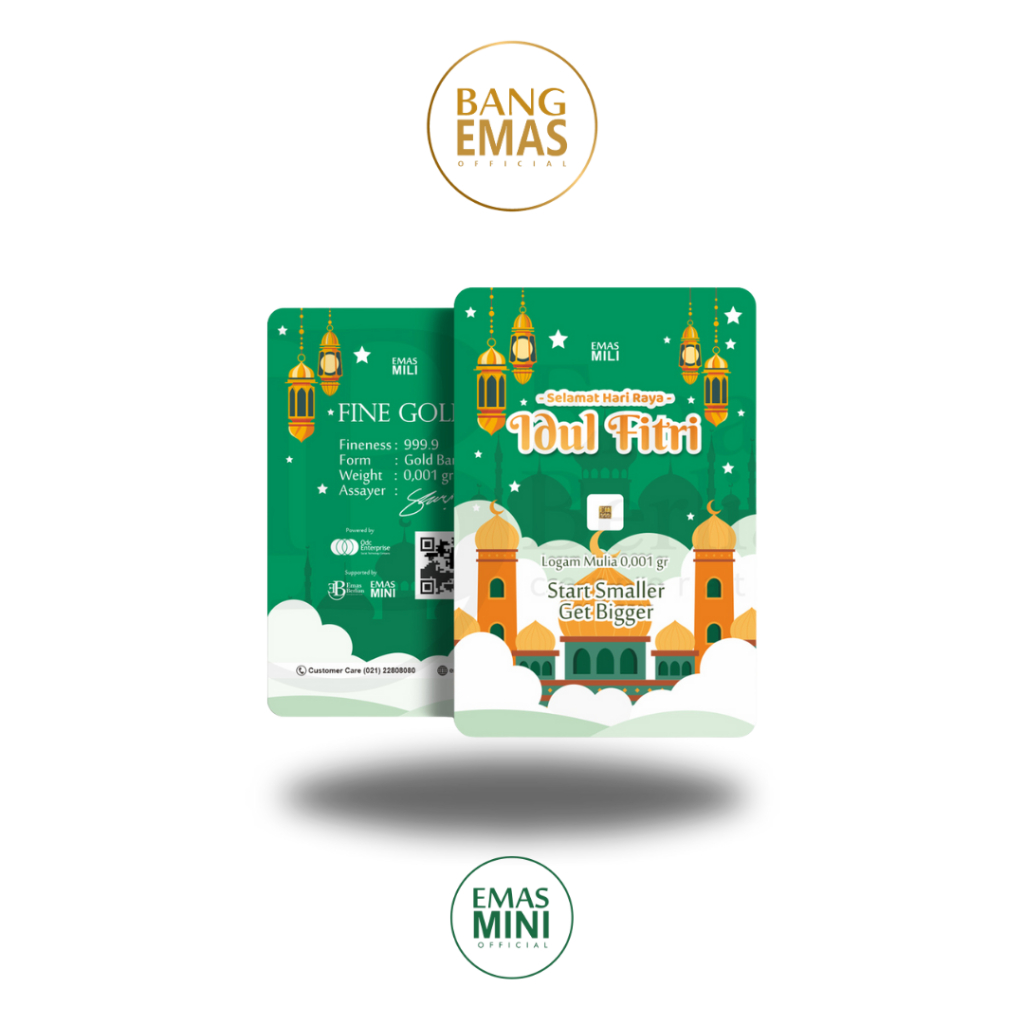 Emas Mili (Idul Fitri Gift) 0,001 Gram