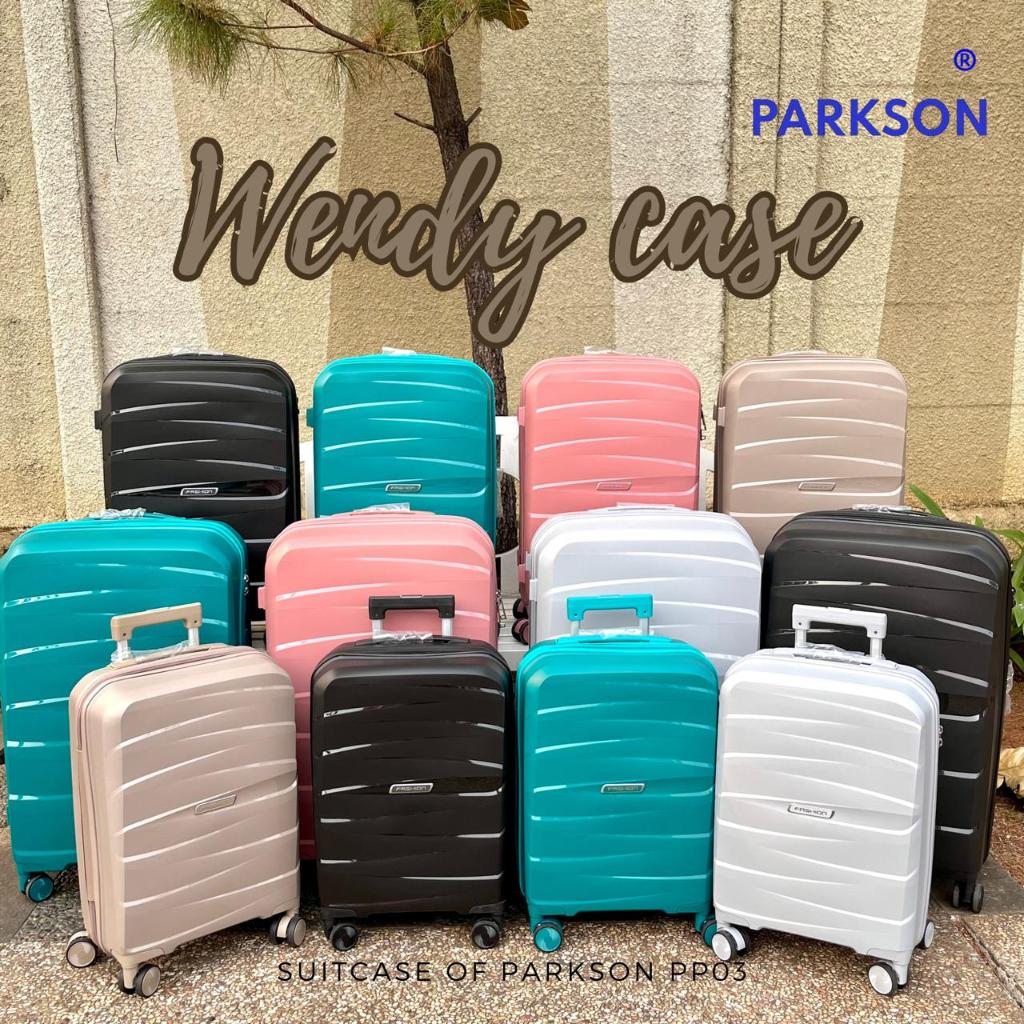 Koper fashion of parkson Wendy case PP03 Koper kabin pesawat koper jumbo polypropylene