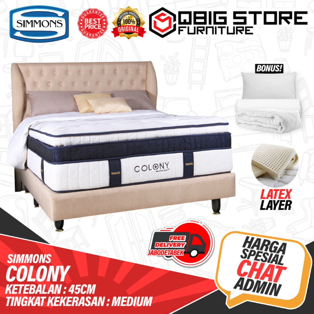 Springbed SIMMONS Colony  Kasur / Spring bed Simmons Matras