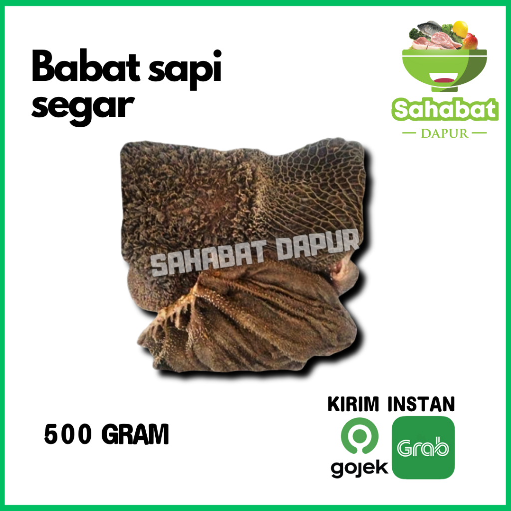 

Daging Sapi Segar / Babat Sapi 500gr - Sahabatdapur