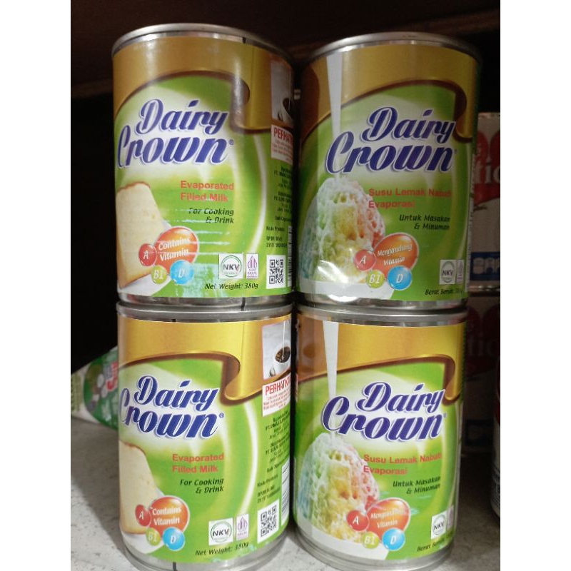 

Dairy Crown: Susu Lemak Nabati Evaporasi untuk Makanan & Minuman 380 g