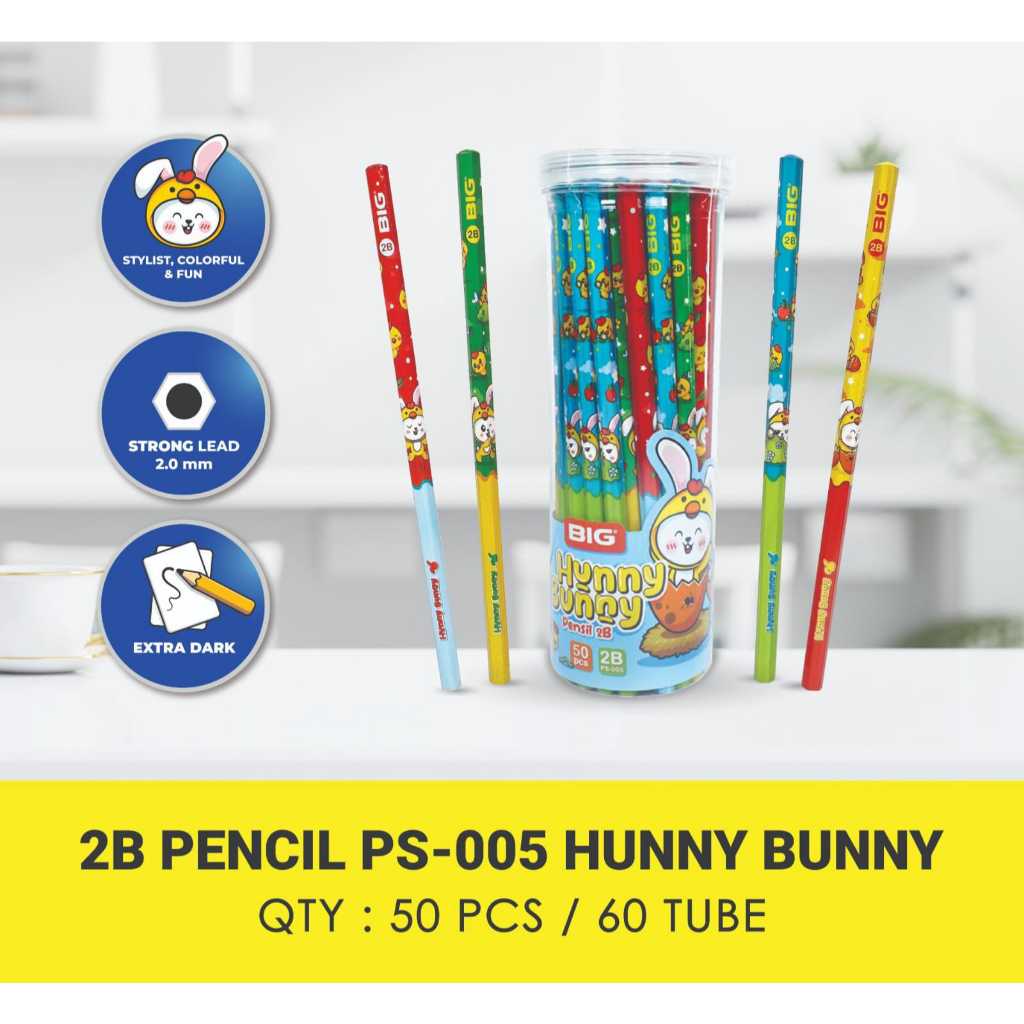 

Pensil 2B Big Tabung Isi 50 Buah
