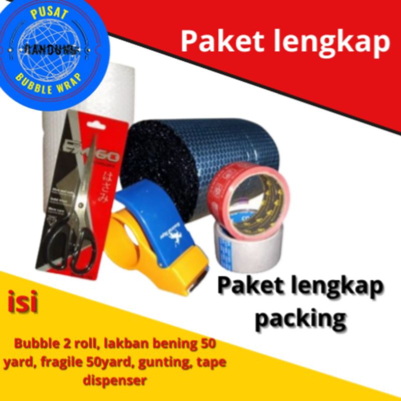 

bubble wrap paket lengkap packing berkualitas murah bandung