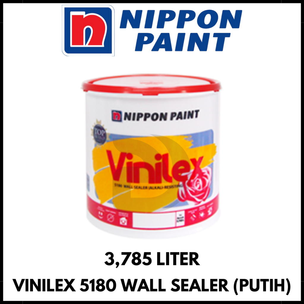 Cat Dasar Vinilex 5180 Wall Sealer (Putih) Galon 3,785Liter / Nippon Paint