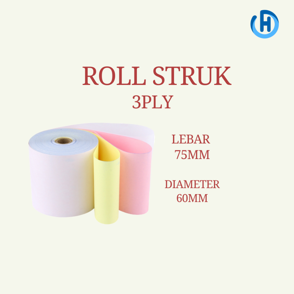 

Roll Struk Kasir 75 x 60mm 3ply