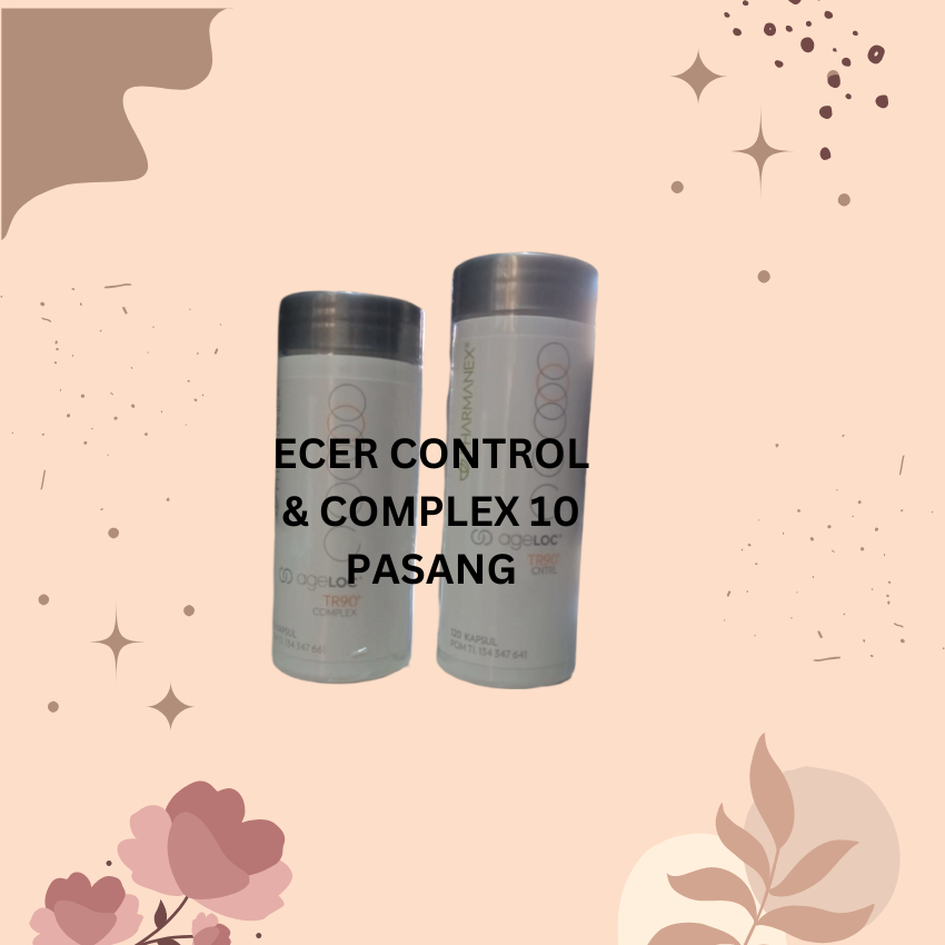 SUPLEMEN TUBUH/ TR90 CONTROL COMPLEX ECER 10 KAPSUL DIET AMPUH EXP 2025