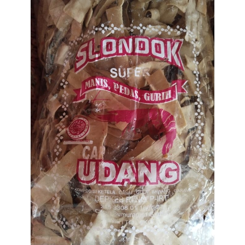 

krupuk aneka seblak mentah / krupuk slondok mentah pedas 1 kg