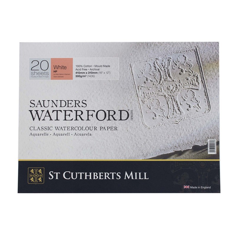 

St Cuthberts Mill Saunders Waterford Hot Pressed+ White 20S 410X310Mm