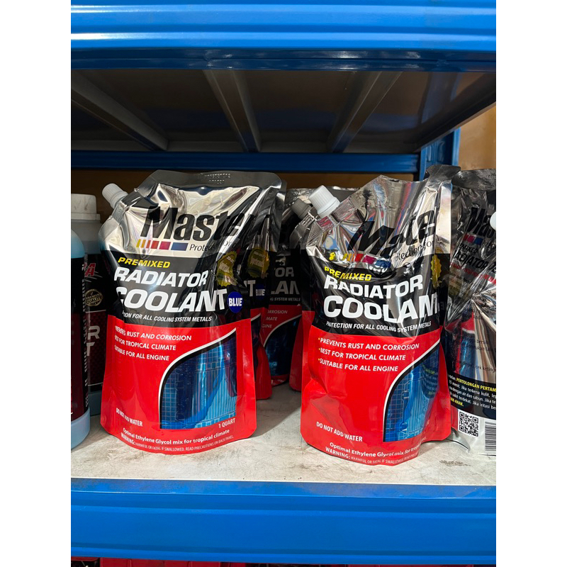 Coolant Radiator Coolant Master Biru 1L