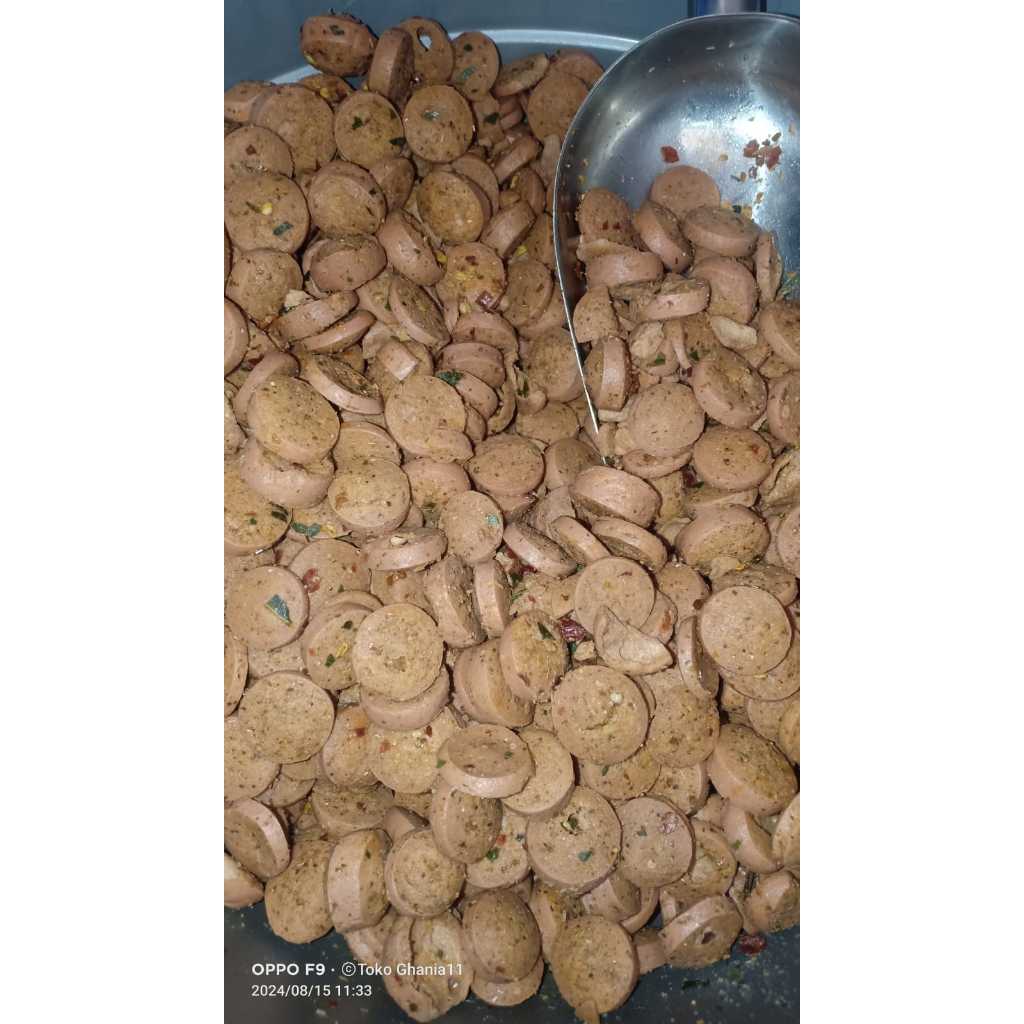 

SOSIS GORENG PEDAS DAUN JERUK KEMASAN 100 GR