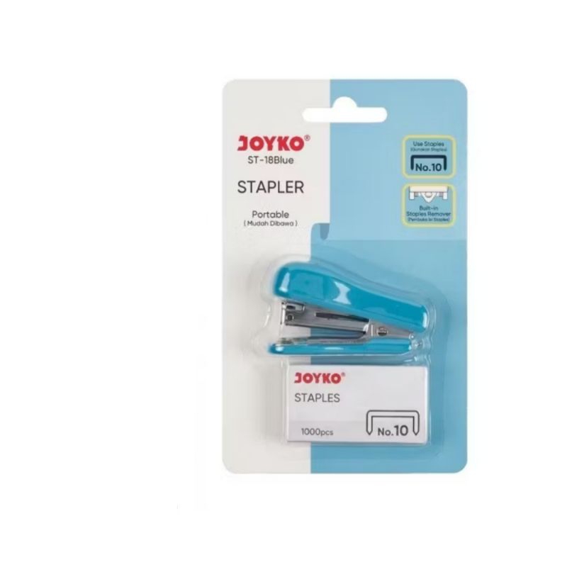 

Joyko Stapler Mini Portable (Warna Biru).