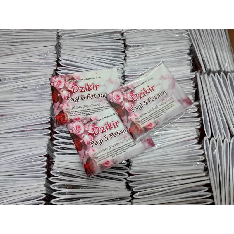 Souvenir Pernikahan Buku Dzikir Pagi Petang