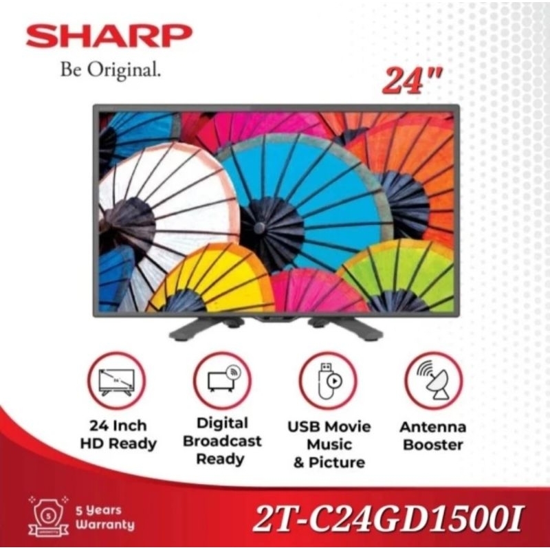 LED TV Sharp 2T-C24GD1500II 24 inc Digital 24GD1500I