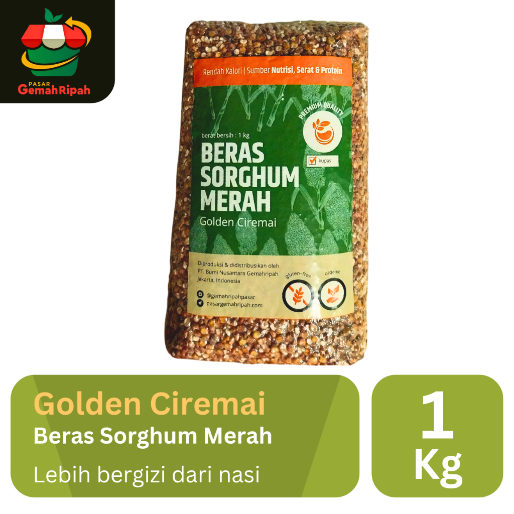 

Beras Sorghum Merah Golden Ciremai 1 Kg