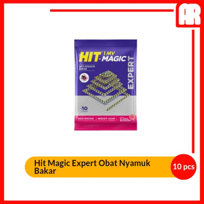 Hit Magic Expert Obat Anti Nyamuk Bakar isi 10pcs - Obat Nyamuk Bakar | AR Ostore