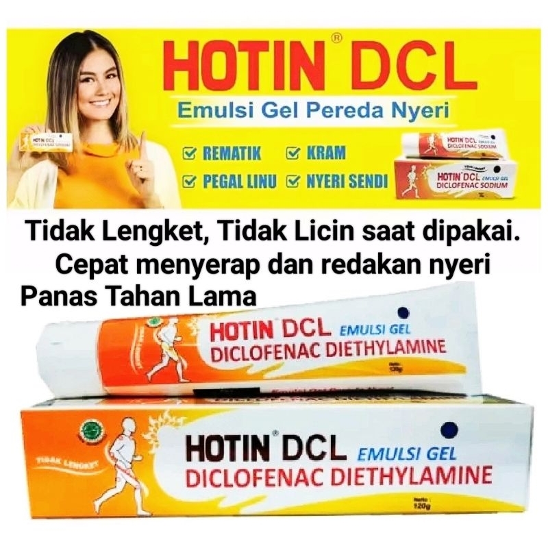 HOT IN DCL Emulsi Gel cepat redakan bengkak/rematik/salah urat/sakit pinggang