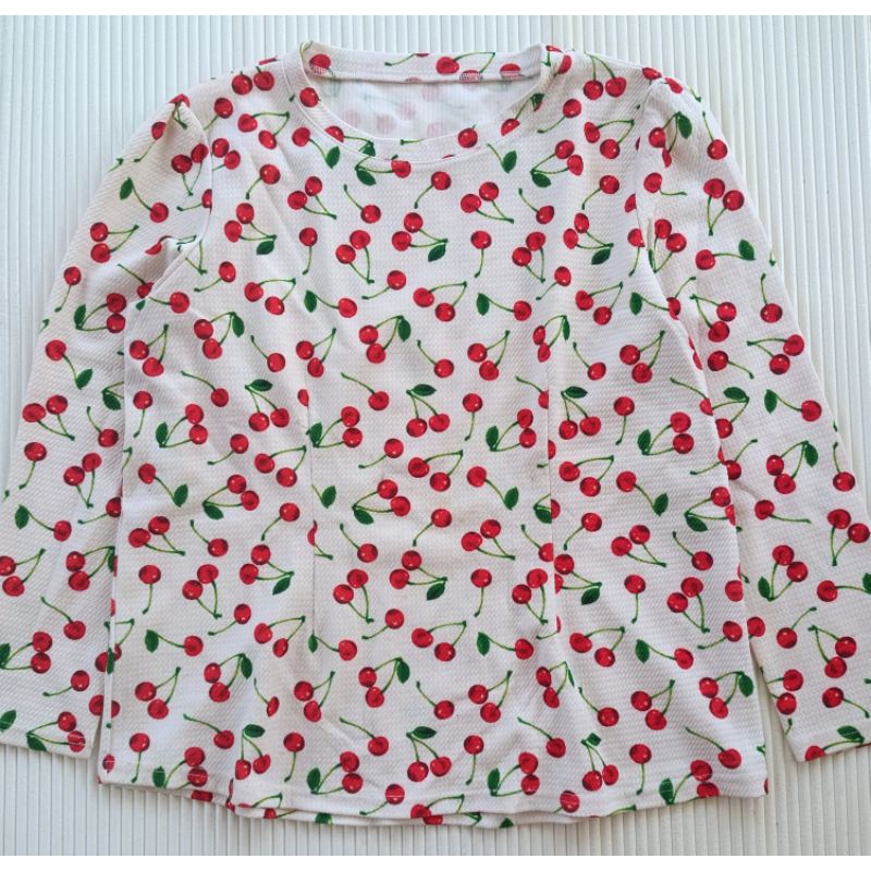 Preloved/Thrift Atasan Cherry Korean Style