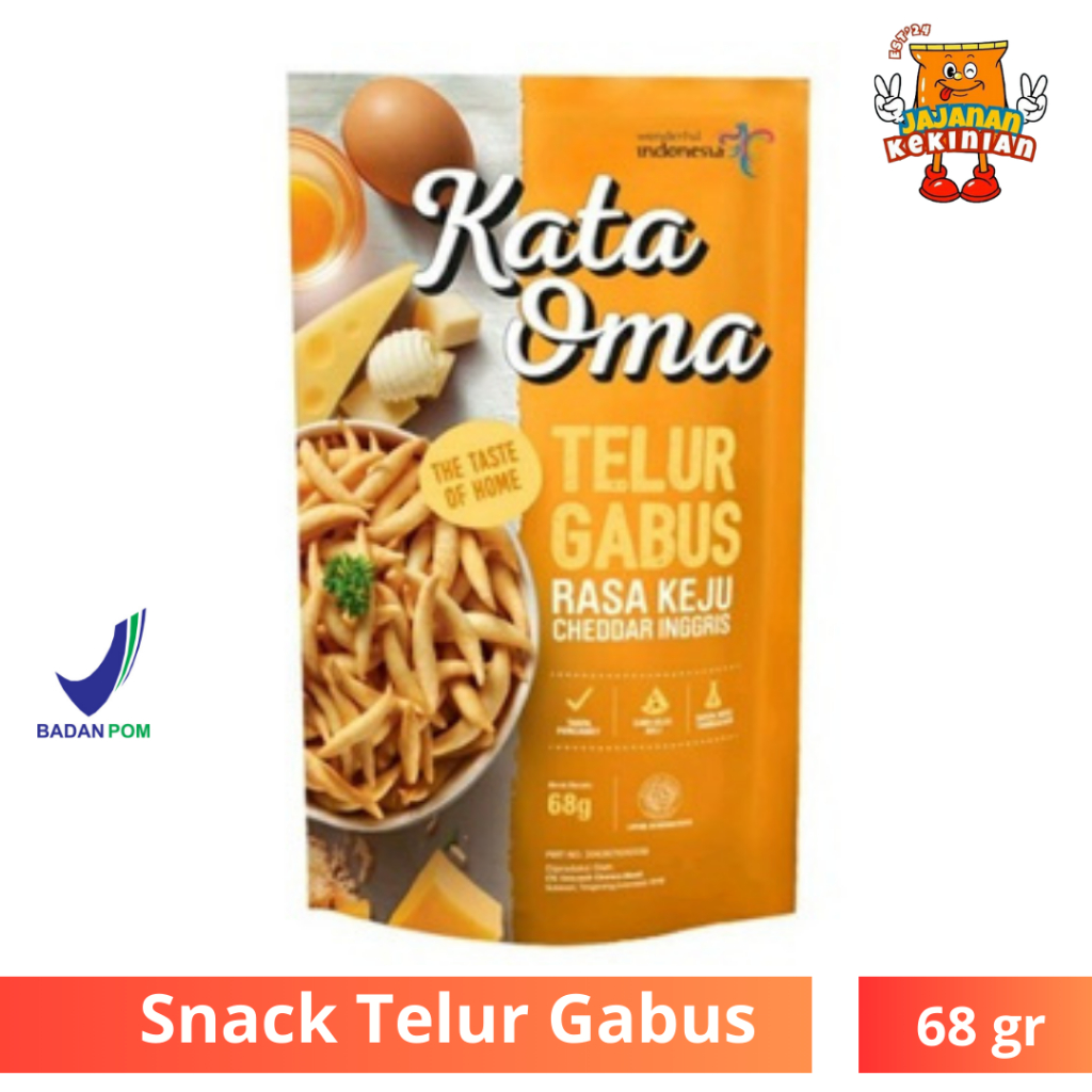 

KATA OMA TELUR GABUS KEJU - CEMILAN BIDARAN - NO MSG TANPA PENGAWET - GLUTEN FREE - SNACK KEJU