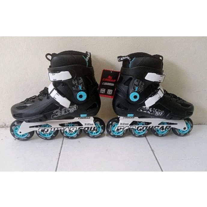 Cougar MZS307C Inline Skate Sepatu Roda Second Berkualitas (Flat, Auto Banana)