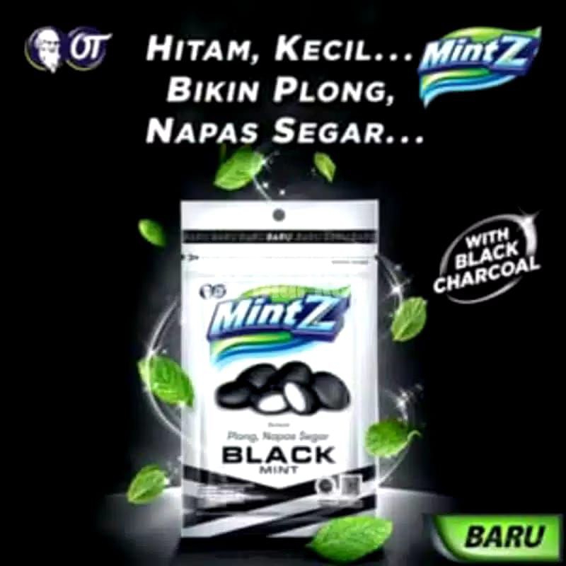 

Permen Mintz Black Sachet 40gr