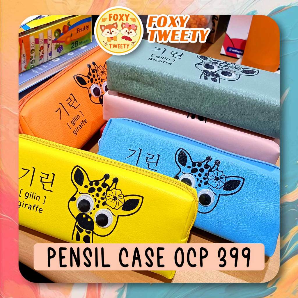 

Pensil Case Warna Pastel Motif Rusa & Jerapah - OCP 398 399