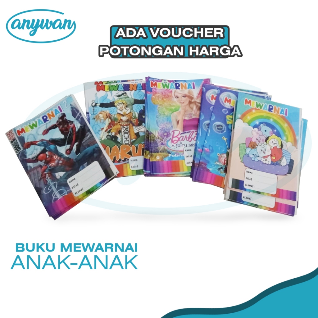 Buku Mewarnai Anak/Buku gambar/Buku anak-anak/Buku Gambar anak