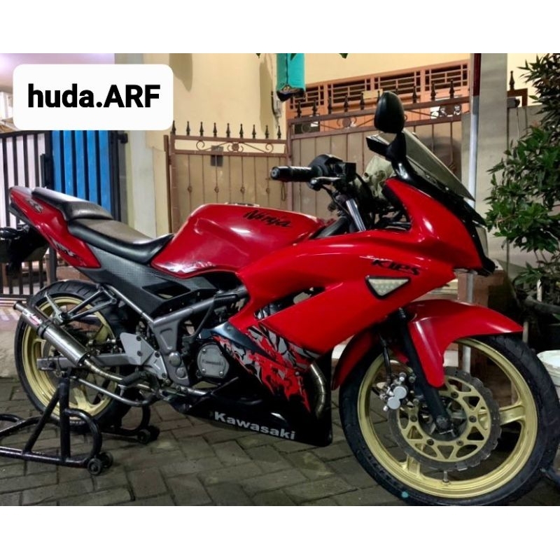 STRIPING STICKER LIS DECAL STANDAR ORI kawasaki ninja rr new 2013 merah