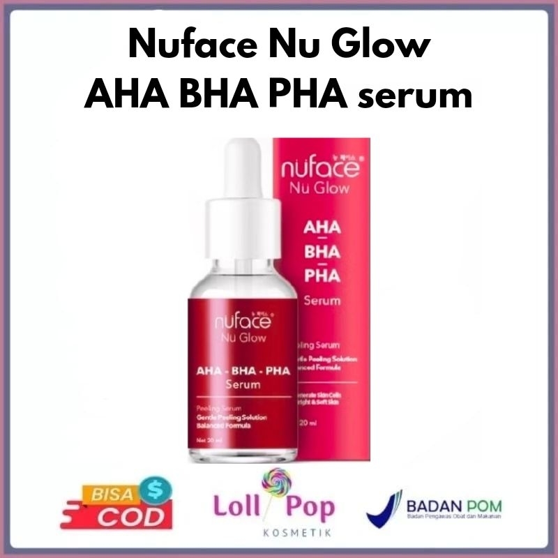 Nuface Nu Glow AHA BHA PHA serum