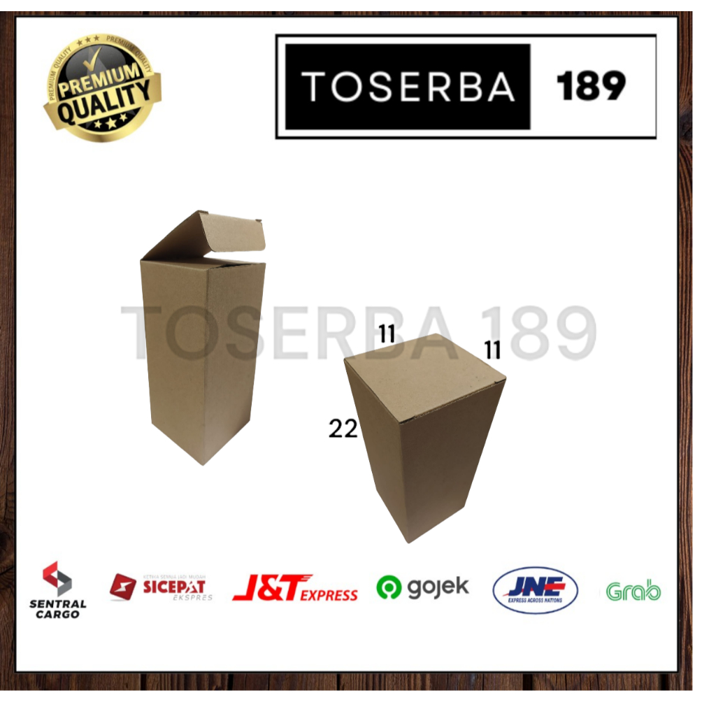 

kardus packing diecut/box pizza uk 11x11x22 cm