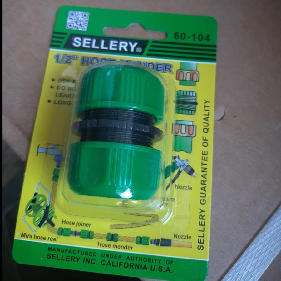 SAMBUNGAN SELANG KE SELANG/KONEKTOR/CONNECTOR/HOSE MENDER 60-104/SAMBUNGAN DARI KRAN KE SELANG 1/2" 
