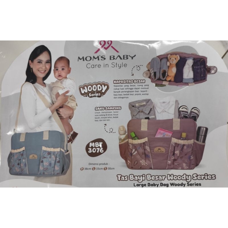 Tas Bayi Moms Baby kecil, medium dan besar