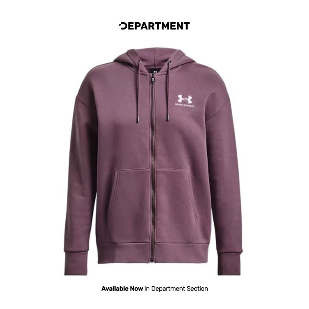 UNDER ARMOUR Jaket Wanita UNDER ARMOUR ESSENTIAL FLEECE FZ 1379474500 ORIGINAL