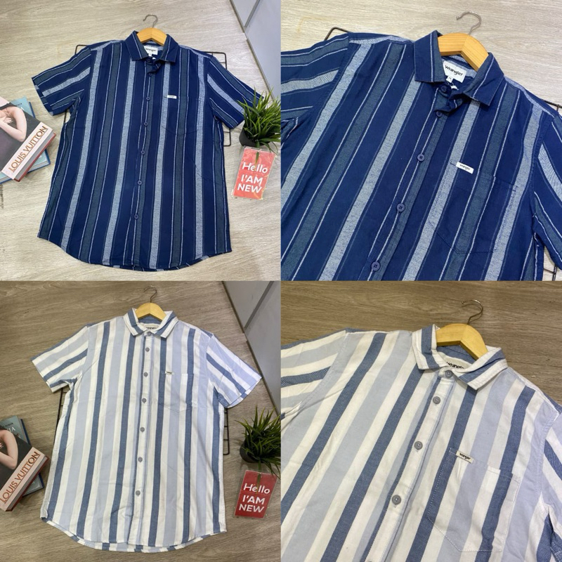 kemeja wrangler pria original