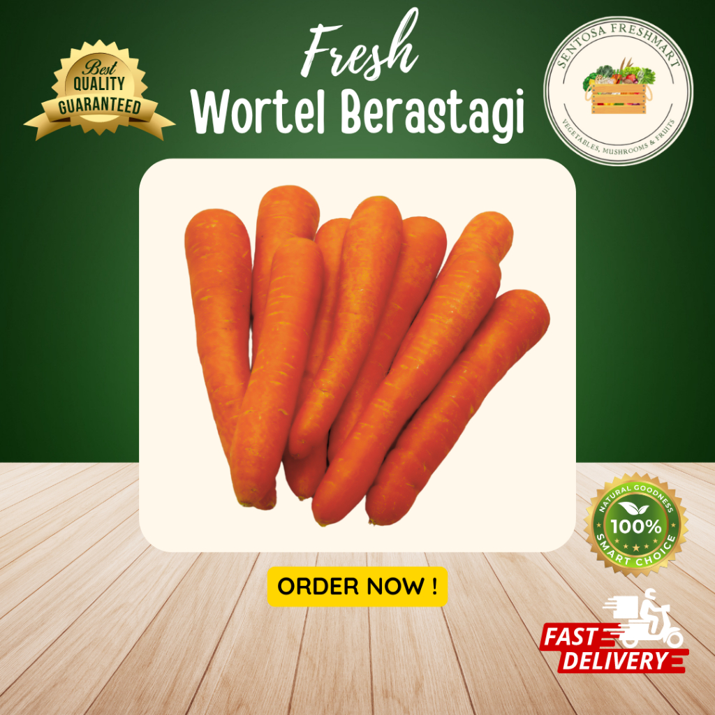 

[SENTOSA FRESHMART] WORTEL BERASTAGI per KG