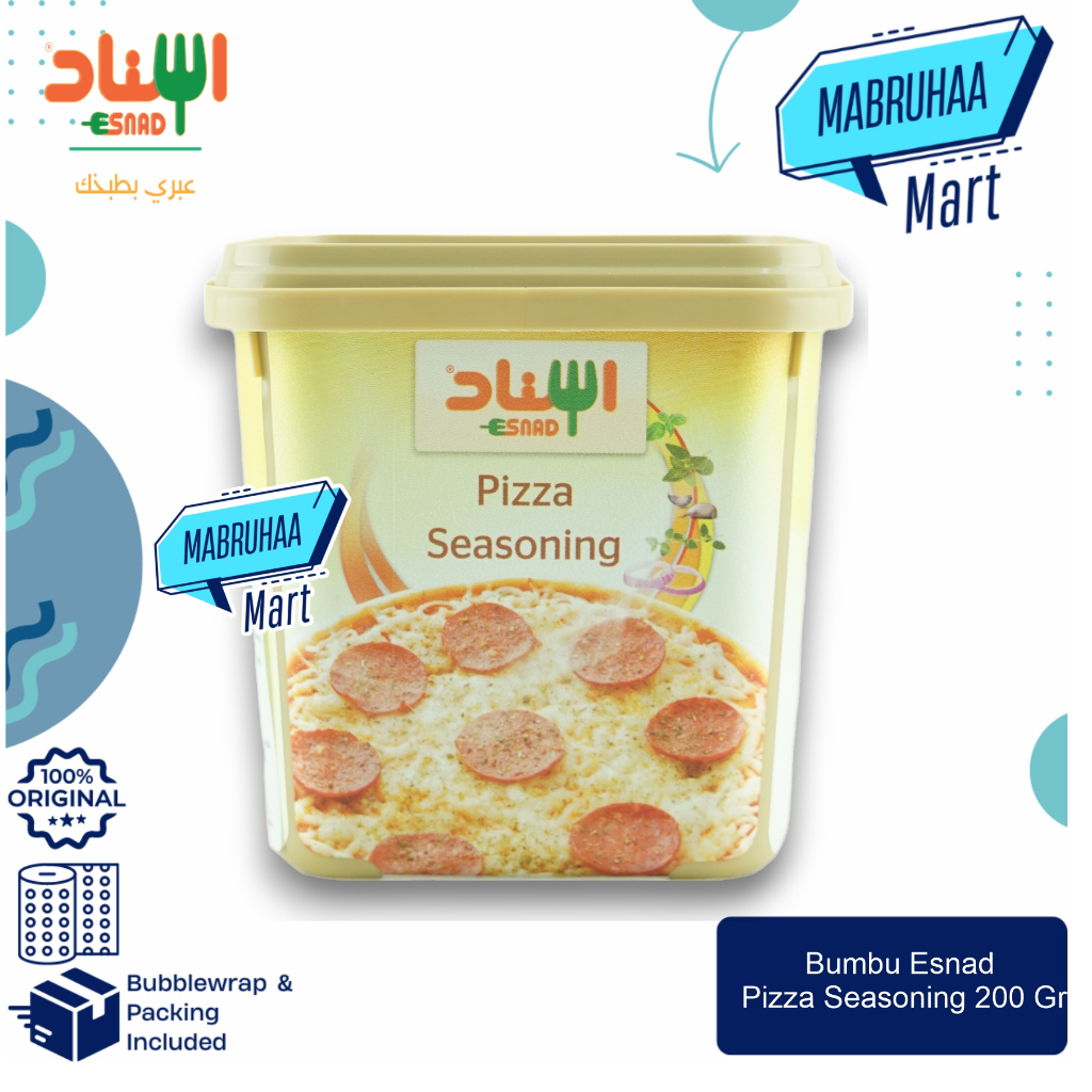 

Bumbu Masak Saudi Esnad Pizza 200gr Original Lezat Berkualitas BPOM