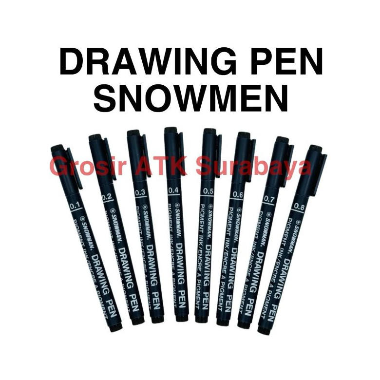 

( StaLand / DAPAT 1 SPIDOL ) SPIDOL DRAWING PEN / Drawing Pen Snowman FT700 / FT 700 Asli Original