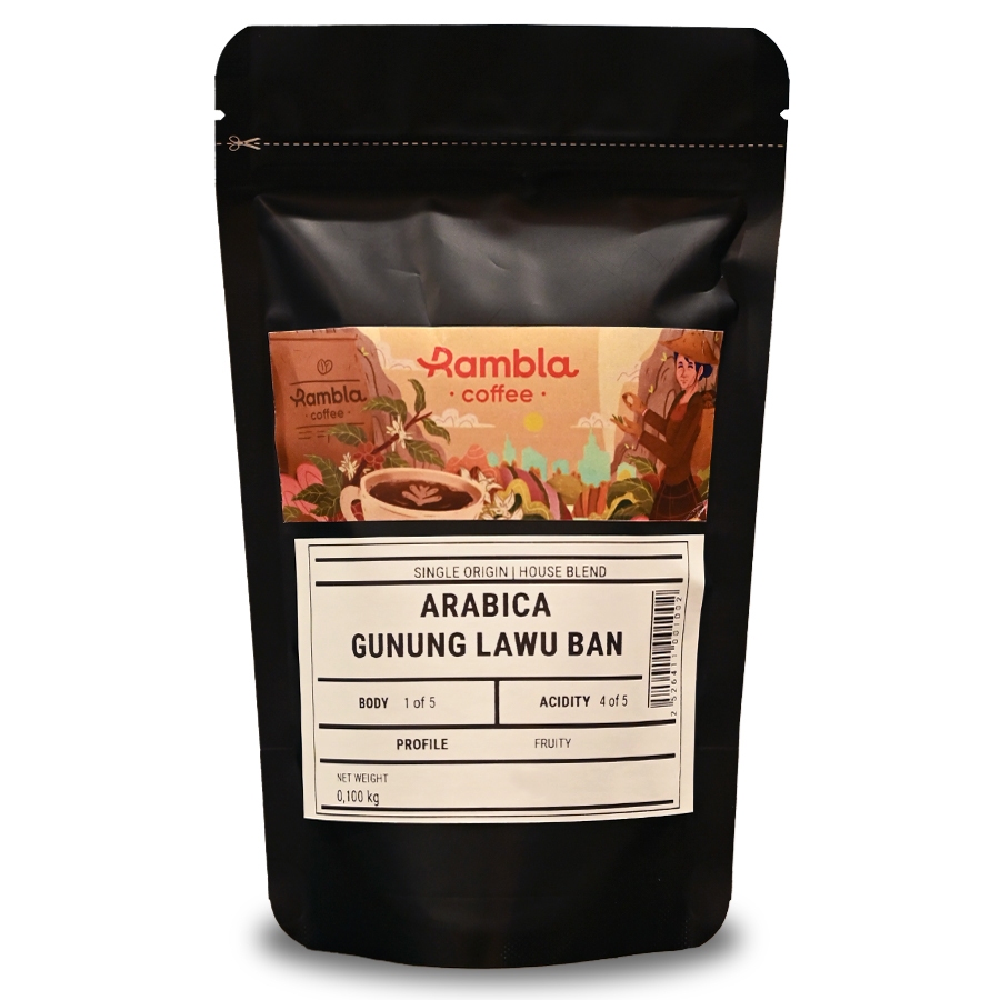 

Rambla Coffee - Kopi Arabica Gunung Lawu Banana 100 Gr