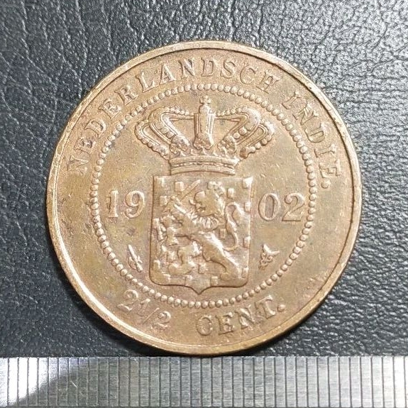 #35-BB. UANG KUNO / KOIN KUNO 2.5 CENT TAHUN 1902