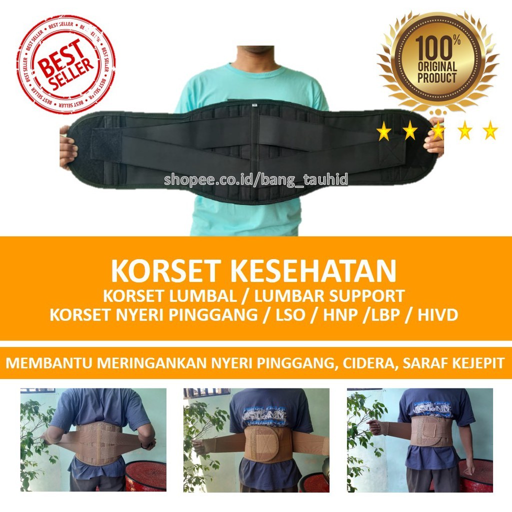 Korset Pinggang Korset Tulang Belakang Terapi Sakit Pinggang Syaraf Kejepit