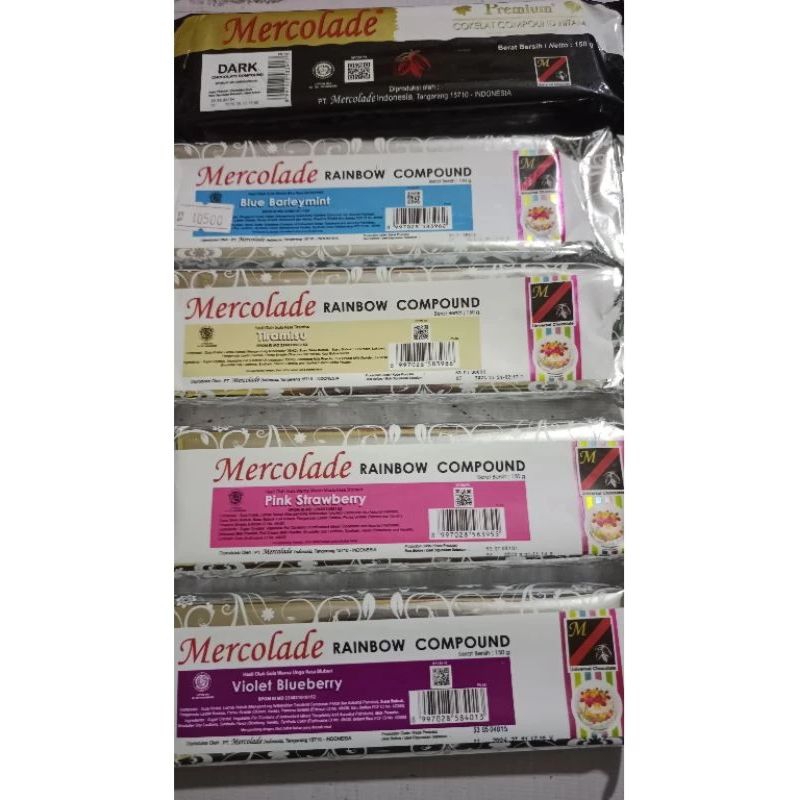 

MERCOLADE CHOCOLATE COMPOUND COKLAT BATANG 150 GRAM - ANEKA RASA (BUKAN REPACK)