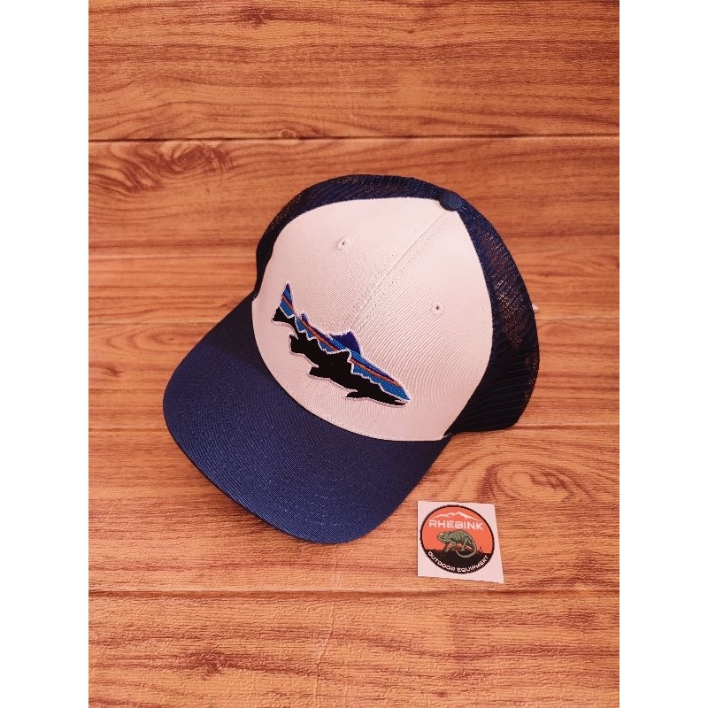 Patagonia fitz roy trout trucker hat Patagonia trucker hat topi Patagonia original