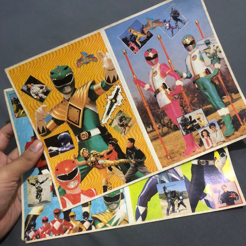 Poster Umbul Gambar Jadul Vintage Power Rangers