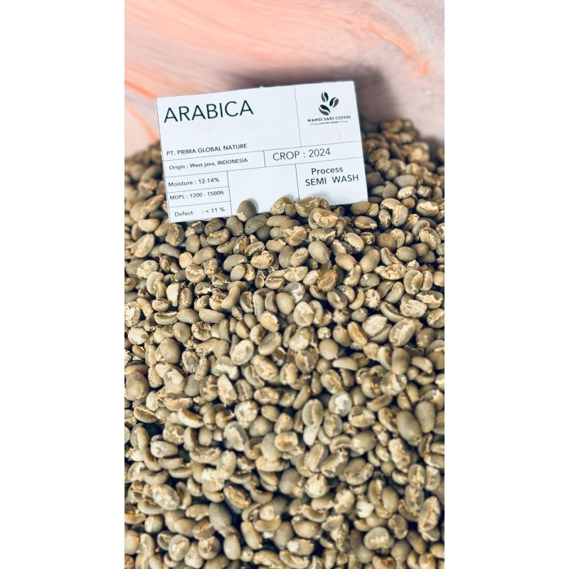 

GREEN BEANS ARABIKA SEMIWASH GRADE 1 MALABAR WEST JAVA COFFEEBEAN