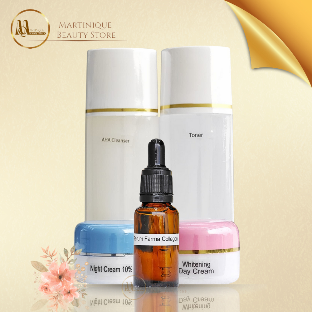 Paket 5in 1 Cream Nc 10% Kombinasi Serum Collagen