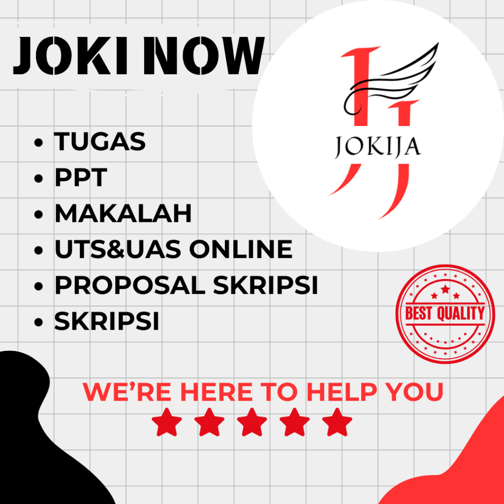 JOKISKRIPSI| JOKITUGAS| SKRIPSI |PROPOSAL SKRIPSI | MAKALAH | PPT