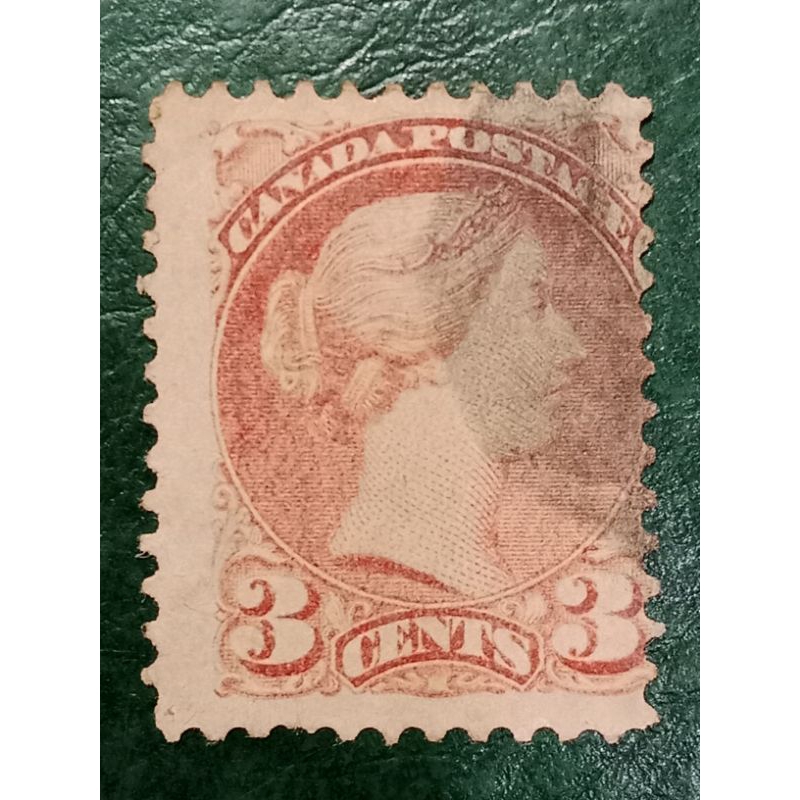 

Prangko Kanada 3 Cents Small Queen Victoria Tahun 1868-1894 USED