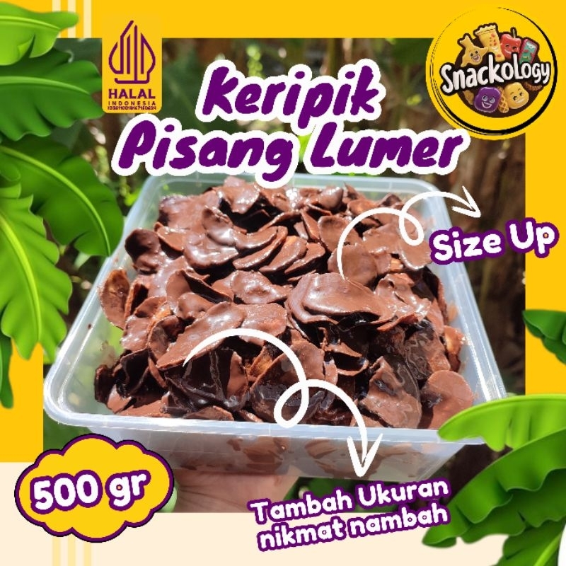 

Keripik Pisang Lumer| 500 Gram | PREMIUM | Snackology