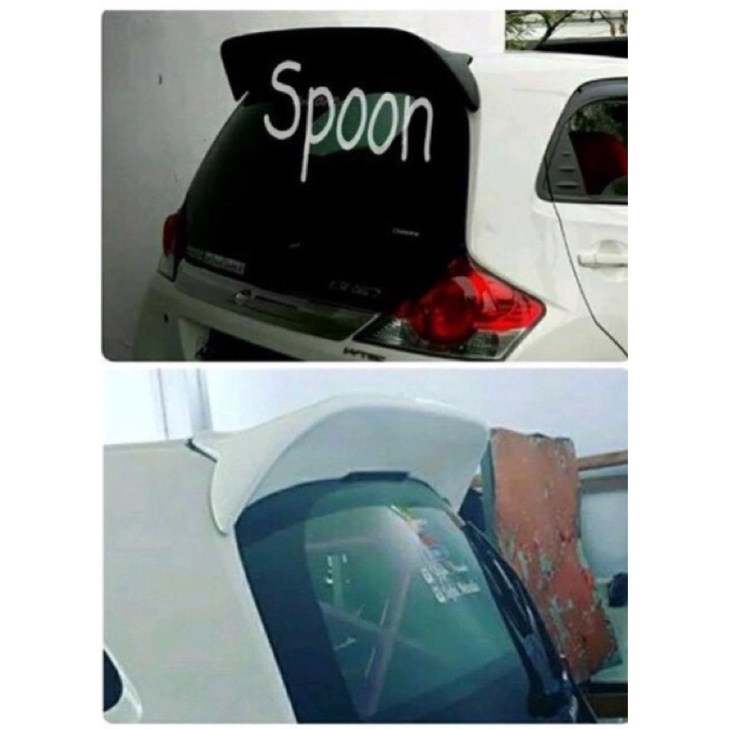 spoiler spoon mobil honda brio old lama