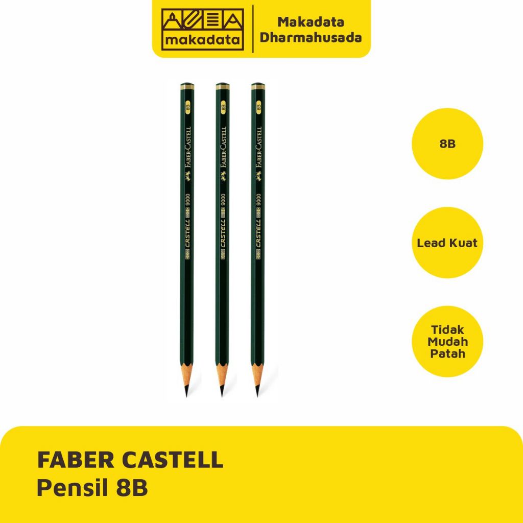 

PENCIL | PENSIL FABER CASTELL 8B (1 PCS)